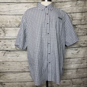 Port Authority VSI Short Sleeve Button Down Shirt Size 3XL.Pit to pit approx: